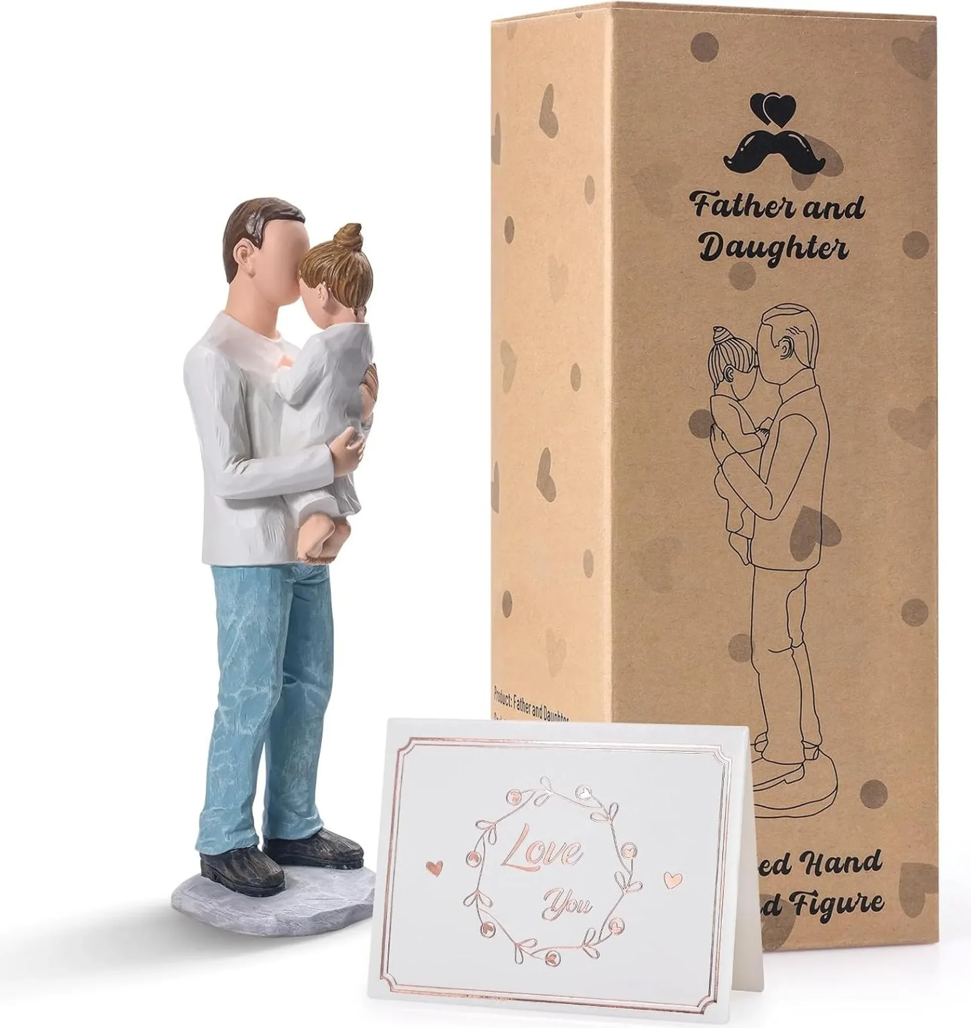 Figur „Vater & Tochter“ – Emotionale Dekofigur